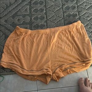 Orange Casual Shorts
